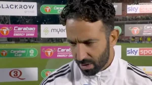 Amorim đã không giấu được sự chán nản về màn trình diễn của đội